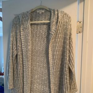 Light weight boutique sweater with hood